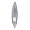CosmoLiving by Cosmopolitan 23" Silver Contemporary Wall Sconce